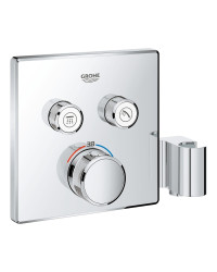 Термостат для душа GROHЕ GROHTHERM SmartControl , внешняя часть, на 2 потребителя, со встроенным держателем ручного душа