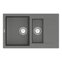 Мойка для кухни из исскуственого камня Vankor Orman OMP 04.80 Gray прямоугольная 