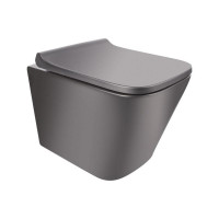Унитаз подвесной Qtap Tern безободковый с сиденьем Soft-close QT1733052ERMB 
