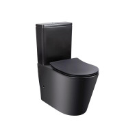 Унитаз-компакт Qtap Scorpio безободковый с сиденьем Soft-close QT14222125ARMB 