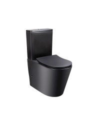 Унитаз-компакт Qtap Scorpio безободковый с сиденьем Soft-close QT14222125ARMB 