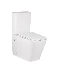 Унитаз-компакт Qtap Tern безободковый с сиденьем Soft-close QT17222093ARW 