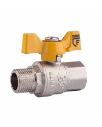 Кран шаровой SD Forte 1/2" ВН для газа (бабочка) SF607G15