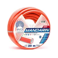 Шланг для поливу Evci Plastik Mandarin ПВХ Ø 3/4", тришаровий, армований, бухта 20 м (цена за метр)
