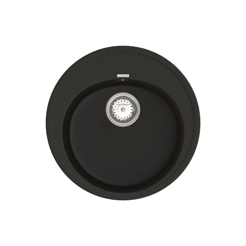 Мойка для кухни из исскуственого камня Vankor Sity SMR 01.50 Black круглая