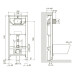 Комплект: унітаз підвісний VILLEROY & BOCH ARCHITECTURA Directflush з сидінням з функцією Slow closing (4694HR01)+ комплект інсталяції IMPRESE 3в1 i8120