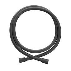 Шланг для душа, PVC, 1500 мм, anti-twist, чорний матовий