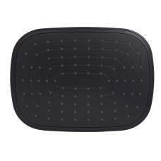 Потолочная лейка Lidz (258х190х65) для душевых систем Kubis Black LDKUB2581906549513
