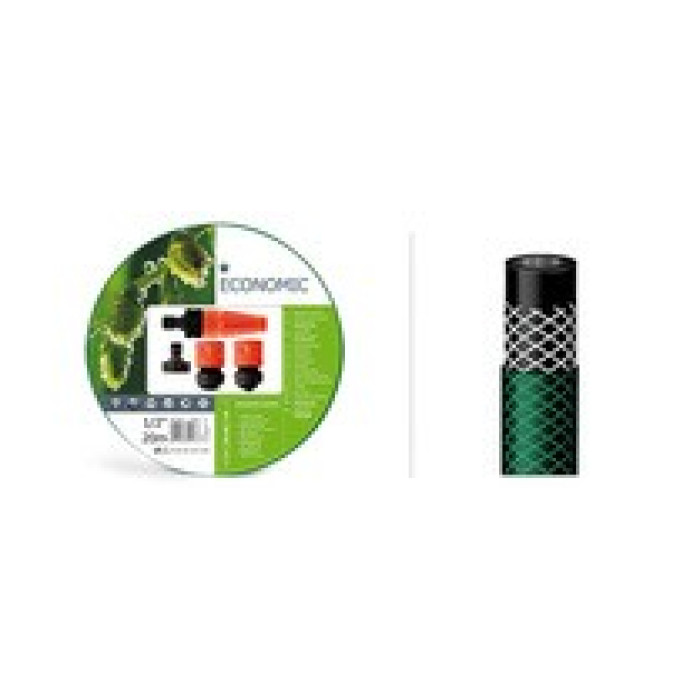 Набор поливочный ECONOMIC 1/2” 15м + набор фитингов BASIC