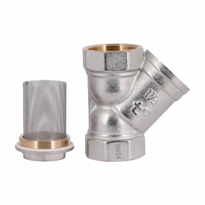 Фильтр грубой очистки Thermo Alliance Standart 1 1/2"ВВ никель для воды косой TAS124W40 Фильтр грубой очистки Thermo Alliance Standart 1 1/2"ВВ никель для воды косой TAS124W40