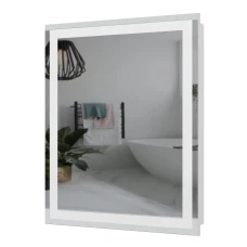 Зеркало-шкаф 50x75х13,5 ПАНОРАМА Mirater, LED белый(L)