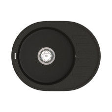 Мойка для кухни из исскуственого камня Vankor Lira LMO 02.57 Black круглая 