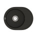 Мийка для кухні Vankor Lira LMO 02.57 Black кругла з сифоном