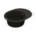 Мийка для кухні Vankor Lira LMO 02.57 Black кругла з сифоном