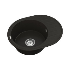 Мойка для кухни из исскуственого камня Vankor Lira LMO 02.57 Black круглая 