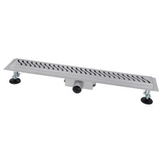 IT02-FT09/800 ITAL Душовий трап 800 мм, комбінований гідрозатвор Brushed nickel (блістер) {5/1}