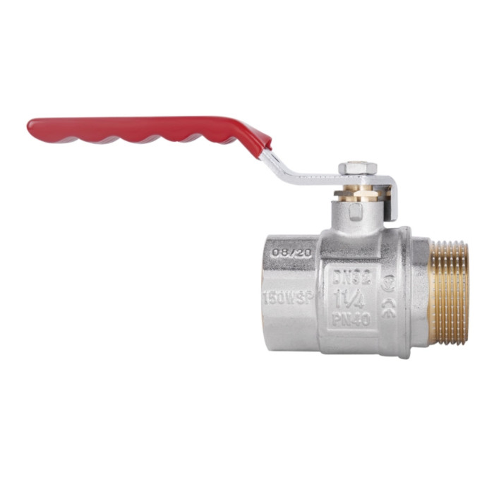 Кран шаровой SD Plus 1" 1/4 ВН для воды (рычаг) SD605NW32PN40