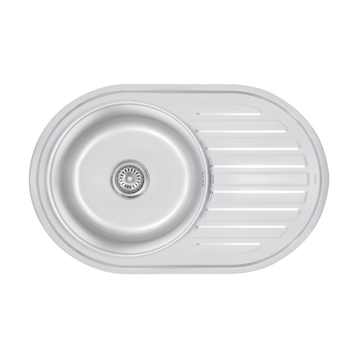 Кухонная мойка Brinex 7750 0,8 мм Satin (BRIN7750SAT08)