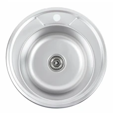 Мойка круглая 490х180 декор PLATINUM
