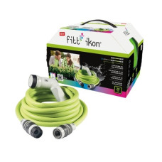 Шланг для полива  1/2  AQUAPULSE FITT IKON (в бухт 15м)+фитинг Aquastop + ПОДАРОК