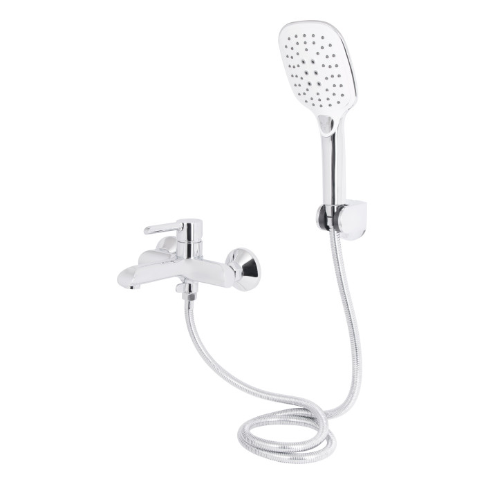Смеситель для ванны Qtap Grand (c душевым гарнитуром) QTGRACRM006 Chrome Смеситель для ванны Qtap Grand (c душевым гарнитуром) QTGRACRM006 Chrome