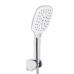 Смеситель для ванны Qtap Grand (c душевым гарнитуром) QTGRACRM006 Chrome