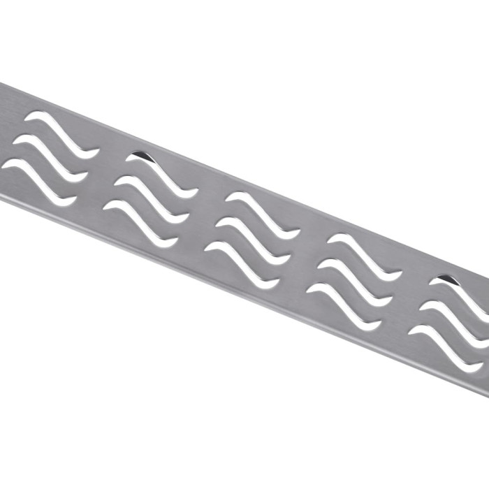 IT03-FT11/800 ITAL Душовий трап 800 мм, поворот. 360, комбін.затвор, Brushed nickel (блістер) {5/1}
