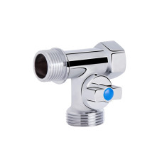 Кран приборный шаровой SD Plus 1/2"х3/4"х1/2" ННВ SD186W152015