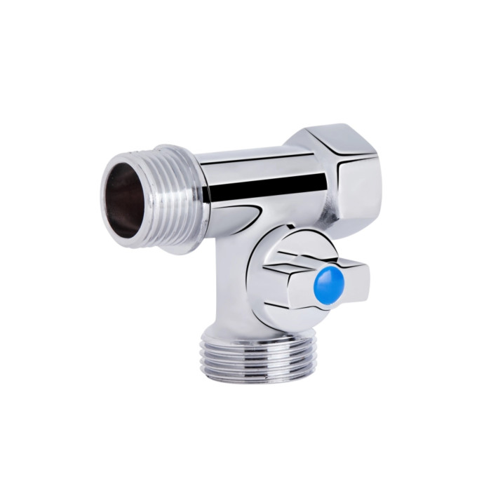 Кран приборный шаровой SD Plus 1/2"х3/4"х1/2" ННВ SD186W152015
