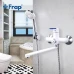Змішувач для ванни Frap F2234, білий/хром