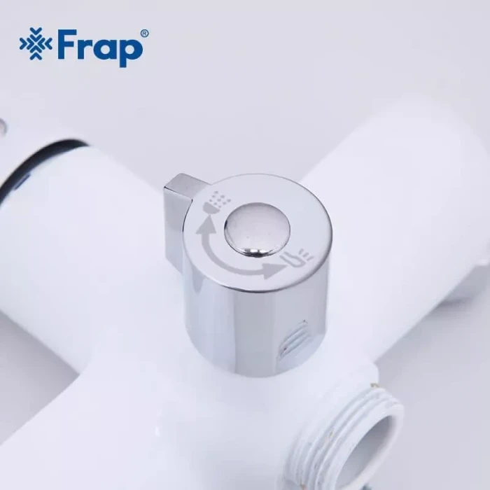 Змішувач для ванни Frap F2234, білий/хром