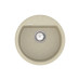 Мийка для кухні Vankor Easy EMR 01.45 Beige кругла з сифоном