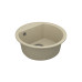Мийка для кухні Vankor Easy EMR 01.45 Beige кругла з сифоном