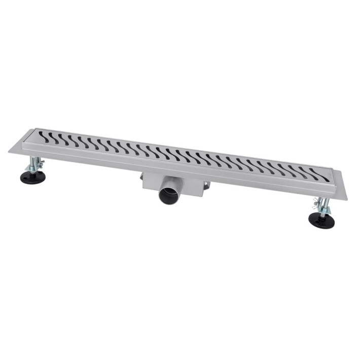 IT02-FT09/400 ITAL Душовий трап 400 мм, комбінований гідрозатвор, Brushed nickel (блістер) {5/1}