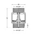 Обратный клапан Thermo Alliance Standart 1 1/2"ВВ с латунным штоком TAS240W40