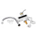Проточный кран-водонагреватель кухонный для кухни Lidz Warm 058 LDWAR058WCR24985 White / Chrome