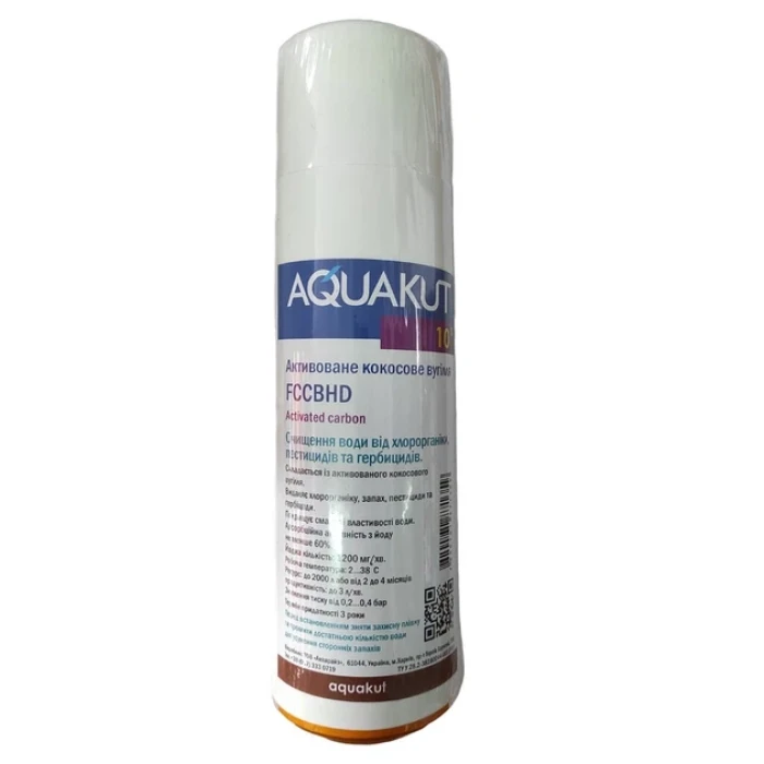 Картр. уголь из скорлупы кокос. орехов  AQUAKUT 10