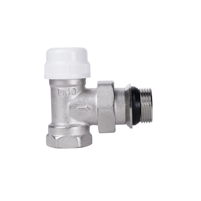 Кран термостатический SD Plus 3/4" ВН с антипротечкой для радиатора угловой SD350W20