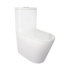 Унитаз-компакт Qtap Stork безободковый с сиденьем Soft-close QT15222178W 