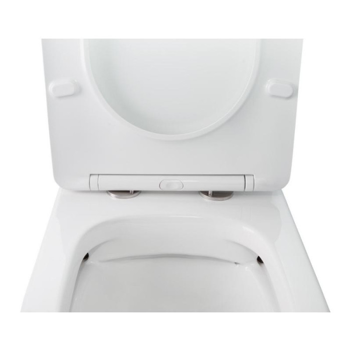 Унитаз-компакт Qtap Stork безободковый с сиденьем Soft-close QT15222178W