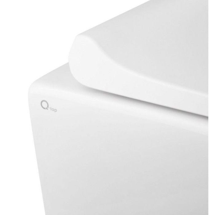 Унітаз підвісний Qtap Tern безобідковий з сідінням Soft-close QT1733052ERW