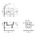 Биде подвесное Qtap Swan 520х360х320 White QT16555378W