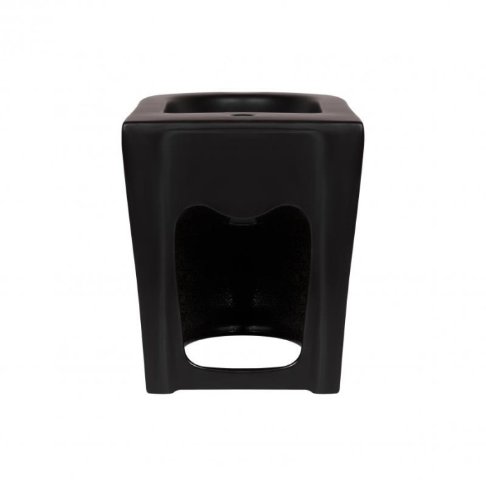 Биде напольное Qtap Scorpio 530x360x395 Matt black QT14441003CMB