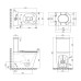 Унитаз-компакт Qtap Scorpio безободковый с сиденьем Soft-close QT14222125ARMB