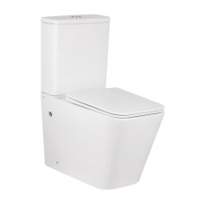 Унитаз-компакт Qtap Tern безободковый с сиденьем Soft-close QT17222093ARW 