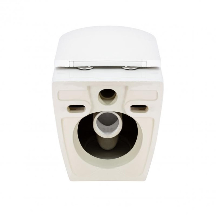 Унитаз подвесной Qtap Robin безободковый с сиденьем Soft-close QT13332141ERW