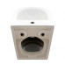 Биде подвесное Qtap Robin 495х370х325 White QT1355046FW