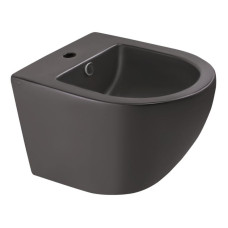 Биде подвесное Qtap Robin 495х370х325 Matt black QT1355046FMB 