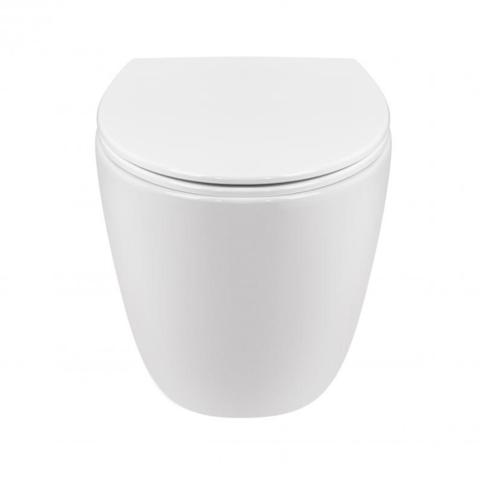 Унитаз подвесной Qtap Leo безободковый с сиденьем Soft-close QT11331002ERW