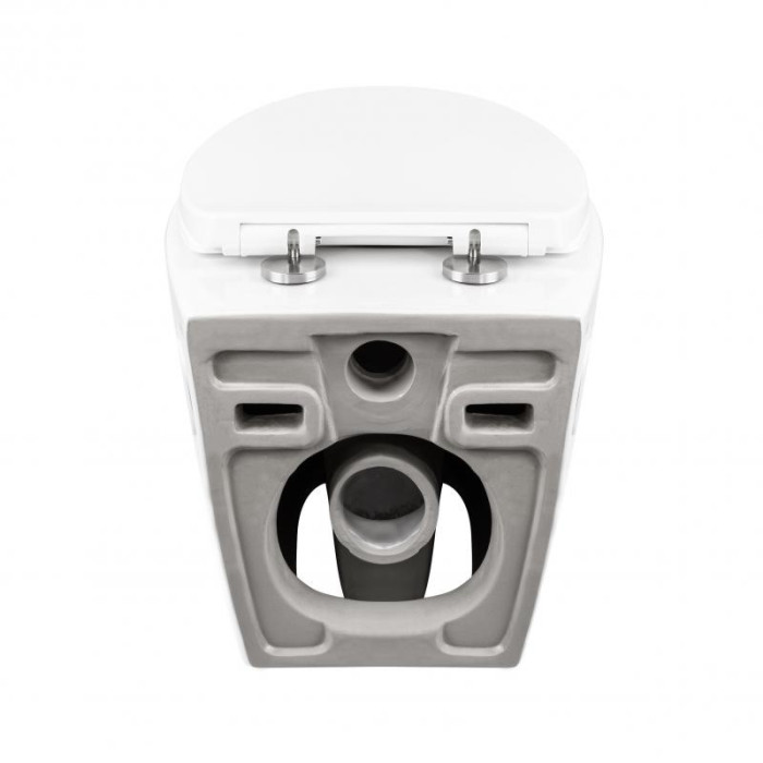 Унитаз подвесной Qtap Leo безободковый с сиденьем Soft-close QT11331002ERW